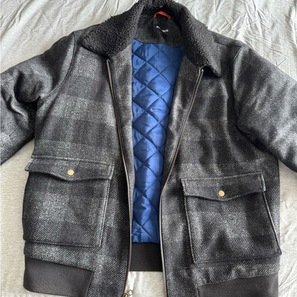 Bonobos Men's Sherpa Collar Bomber